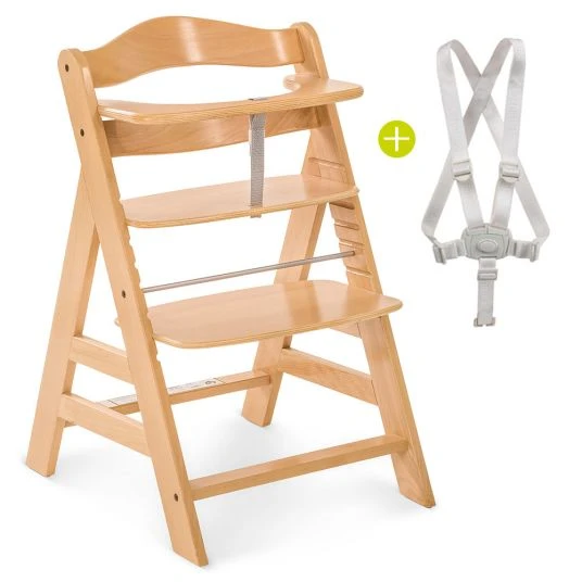 Hauck Hochstuhl Alpha Plus - Natur 1 Hauck Hochstuhl Alpha Plus - Natur