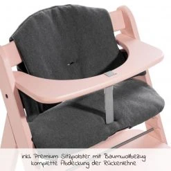 Hauck Hochstuhl Alpha Plus Rose - im Sparset inkl. Sitzkissen Jersey Charcoal - Rosa -Wohnen & Schlafen Verkäufe hauck hochstuhl alpha plus rose im sparset inkl sitzkissen jersey charcoal rosa 661314 667033 d2