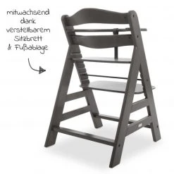 Hauck Hochstuhl Alpha Plus Select - Charcoal / Dunkelgrau -Wohnen & Schlafen Verkäufe hauck hochstuhl alpha plus select charcoal dunkelgrau 661307 d3
