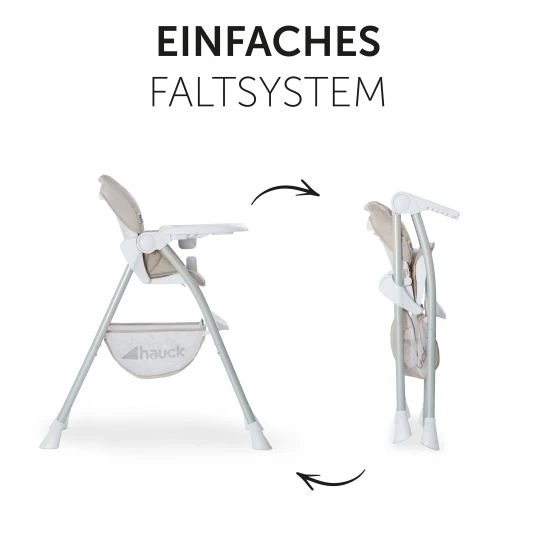 Hauck Hochstuhl Sit N Fold (mit Essbrett, klappbar) - Beige - Kollektion 2022 2 Hauck Hochstuhl Sit N Fold (mit Essbrett, klappbar) - Beige - Kollektion 2022 – Bild 2