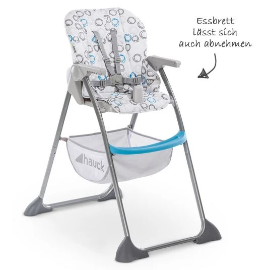 Hauck Hochstuhl Sit N Fold - Circles Blue 5 Hauck Hochstuhl Sit N Fold - Circles Blue – Bild 5