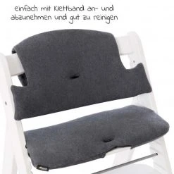 Hauck Hochstuhlauflage Deluxe - Select Line - Jersey Charcoal -Wohnen & Schlafen Verkäufe hauck hochstuhlauflage deluxe select line jersey charcoal 667033 d5