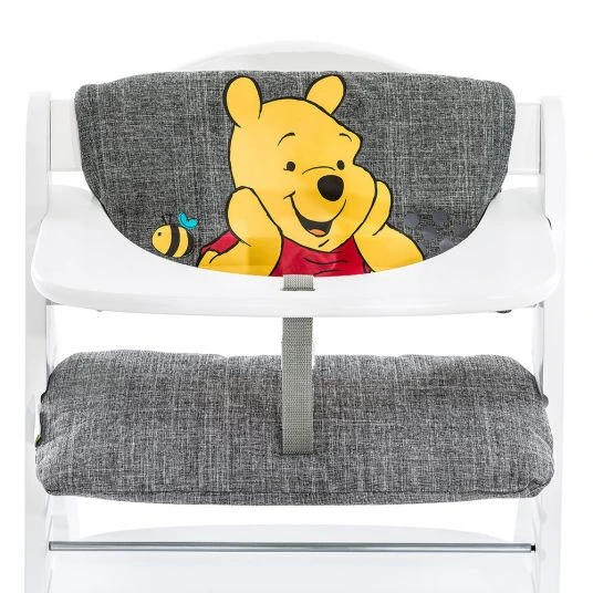 Hauck Hochstuhlauflage & Sitzverkleinerer - Disney Deluxe - Winnie Pooh Grey 1 Hauck Hochstuhlauflage & Sitzverkleinerer - Disney Deluxe - Winnie Pooh Grey