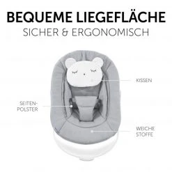 Hauck Neugeborenenaufsatz & Wippe für Alpha / Beta Hochstuhl - Bouncer 2in1 - Pastell Bear -Wohnen & Schlafen Verkäufe hauck neugeborenenaufsatz wippe fur alpha beta hochstuhl bouncer 2in1 pastell bear 661833 d4