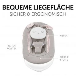 Hauck Neugeborenenaufsatz & Wippe für Alpha / Beta Hochstuhl - Bouncer 2in1 - Powder Bunny -Wohnen & Schlafen Verkäufe hauck neugeborenenaufsatz wippe fur alpha beta hochstuhl bouncer 2in1 powder bunny 661826 d4