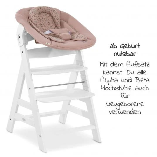Hauck Neugeborenenaufsatz & Wippe für Alpha Hochstuhl Bouncer 2in1 - Disney - Bambi Rose 3 Hauck Neugeborenenaufsatz & Wippe für Alpha Hochstuhl Bouncer 2in1 - Disney - Bambi Rose – Bild 3