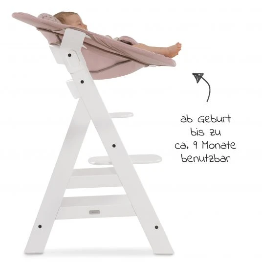 Hauck Neugeborenenaufsatz & Wippe für Alpha Hochstuhl Bouncer 2in1 - Disney - Bambi Rose 5 Hauck Neugeborenenaufsatz & Wippe für Alpha Hochstuhl Bouncer 2in1 - Disney - Bambi Rose – Bild 5