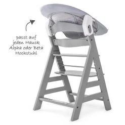 Hauck Neugeborenenaufsatz & Wippe für Alpha Hochstuhl - Bouncer 2in1 - Stretch Grey 8 Hauck Neugeborenenaufsatz & Wippe für Alpha Hochstuhl - Bouncer 2in1 - Stretch Grey -Wohnen & Schlafen Verkäufe hauck neugeborenenaufsatz wippe fur alpha hochstuhl bouncer 2in1 stretch grey 661970 d2