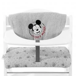 Hauck Sitzkissen / Hochstuhlauflage für Alpha Hochstuhl Highchair Pad Deluxe - Disney - Mickey Mouse Grey