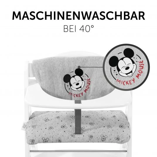 Hauck Sitzkissen / Hochstuhlauflage für Alpha Hochstuhl Highchair Pad Deluxe - Disney - Mickey Mouse Grey 3 Hauck Sitzkissen / Hochstuhlauflage für Alpha Hochstuhl Highchair Pad Deluxe - Disney - Mickey Mouse Grey – Bild 3