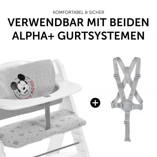 Hauck Sitzkissen / Hochstuhlauflage für Alpha Hochstuhl Highchair Pad Deluxe - Disney - Mickey Mouse Grey 6 Hauck Sitzkissen / Hochstuhlauflage für Alpha Hochstuhl Highchair Pad Deluxe - Disney - Mickey Mouse Grey – Bild 6