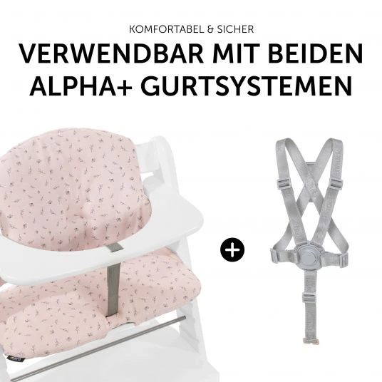 Hauck Sitzkissen / Hochstuhlauflage für Alpha Hochstuhl - Highchair Pad Select - Jersey Flowers Rose 6 Hauck Sitzkissen / Hochstuhlauflage für Alpha Hochstuhl - Highchair Pad Select - Jersey Flowers Rose – Bild 6