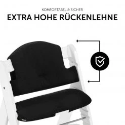 Hauck Sitzkissen / Hochstuhlauflage für Alpha Hochstuhl - Highchair Pad Select - Waffle Pique Black -Wohnen & Schlafen Verkäufe hauck sitzkissen hochstuhlauflage fur alpha hochstuhl highchair pad select waffle pique black 667057 d4