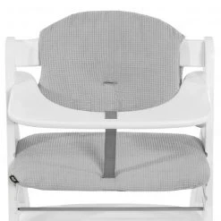 Hauck Sitzkissen / Hochstuhlauflage für Alpha Hochstuhl - Highchair Pad Select - Waffle Pique Grey