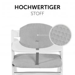 Hauck Sitzkissen / Hochstuhlauflage für Alpha Hochstuhl - Highchair Pad Select - Waffle Pique Grey -Wohnen & Schlafen Verkäufe hauck sitzkissen hochstuhlauflage fur alpha hochstuhl highchair pad select waffle pique grey 667323 d3