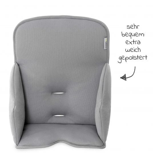 Hauck Sitzverkleinerer für Alpha Hochstuhl - Comfort Line - Stretch Grey 5 Hauck Sitzverkleinerer für Alpha Hochstuhl - Comfort Line - Stretch Grey – Bild 5