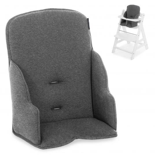 Hauck Sitzverkleinerer für Alpha Hochstuhl - Select Line - Jersey Charcoal 2 Hauck Sitzverkleinerer für Alpha Hochstuhl - Select Line - Jersey Charcoal – Bild 2