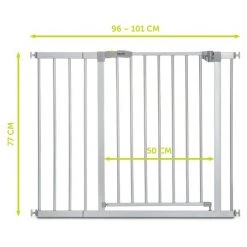 Hauck Treppenschutzgitter Stop N Safe 2 (96 bis 101 cm) inkl. 21 cm Verlängerung - ohne Bohren - Silver -Wohnen & Schlafen Verkäufe hauck treppenschutzgitter stop n safe 2 96 bis 101 cm inkl 21 cm verlangerung ohne bohren silver 597330 d5