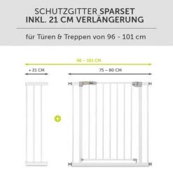 Hauck Treppenschutzgitter Stop N Safe 2 (96 bis 101 cm) inkl. 21 cm Verlängerung - ohne Bohren - White 8 Hauck Treppenschutzgitter Stop N Safe 2 (96 bis 101 cm) inkl. 21 cm Verlängerung - ohne Bohren - White -Wohnen & Schlafen Verkäufe hauck treppenschutzgitter stop n safe 2 96 bis 101 cm inkl 21 cm verlangerung ohne bohren white 597378 d2