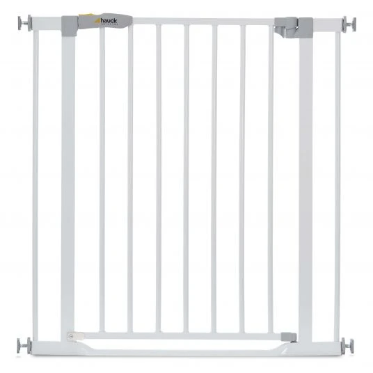 Hauck Türschutzgitter Clear Step Gate (75-80 cm) ohne Bohren und niedriger Türschwelle - White 1 Hauck Türschutzgitter Clear Step Gate (75-80 cm) ohne Bohren und niedriger Türschwelle - White