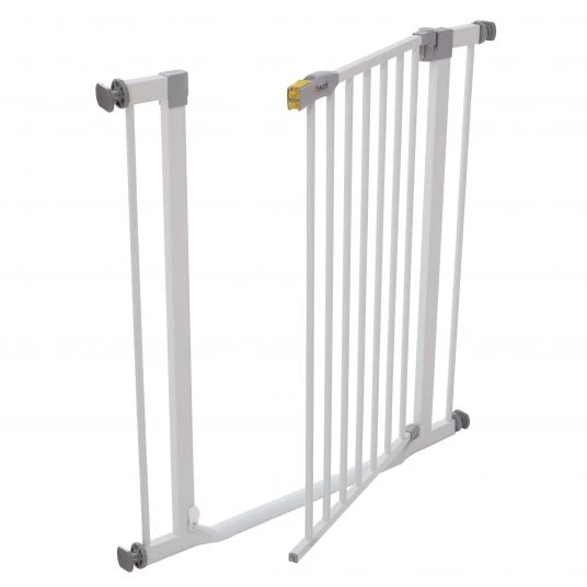 Hauck Türschutzgitter Clear Step Gate (75-80 cm) ohne Bohren und niedriger Türschwelle - White 2 Hauck Türschutzgitter Clear Step Gate (75-80 cm) ohne Bohren und niedriger Türschwelle - White – Bild 2