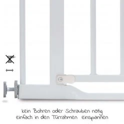 Hauck Türschutzgitter Clear Step Gate (75-80 cm) ohne Bohren und niedriger Türschwelle - White 9 Hauck Türschutzgitter Clear Step Gate (75-80 cm) ohne Bohren und niedriger Türschwelle - White -Wohnen & Schlafen Verkäufe hauck turschutzgitter clear step gate 75 80 cm ohne bohren und niedriger turschwelle white 597422 d3