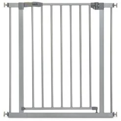 Hauck Türschutzgitter Stop N Safe 2 (75 bis 80 cm) ohne Bohren - Silver