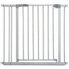 Hauck Türschutzgitter Stop N Safe 2 (84 bis 89 cm) inkl. 9cm Verlängerung - ohne Bohren - Silver