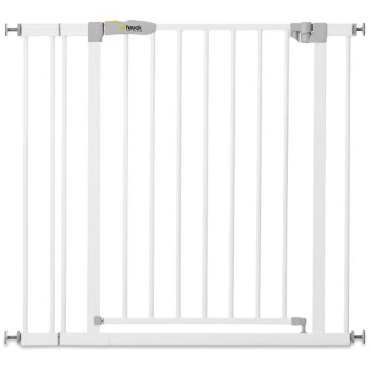 Hauck Türschutzgitter Stop N Safe 2 (84 bis 89 cm) inkl. 9cm Verlängerung - ohne Bohren - White 1 Hauck Türschutzgitter Stop N Safe 2 (84 bis 89 cm) inkl. 9cm Verlängerung - ohne Bohren - White