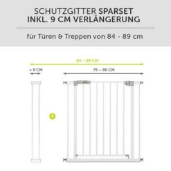 Hauck Türschutzgitter Stop N Safe 2 (84 bis 89 cm) inkl. 9cm Verlängerung - ohne Bohren - White 8 Hauck Türschutzgitter Stop N Safe 2 (84 bis 89 cm) inkl. 9cm Verlängerung - ohne Bohren - White -Wohnen & Schlafen Verkäufe hauck turschutzgitter stop n safe 2 84 bis 89 cm inkl 9cm verlangerung ohne bohren white 597361 d2