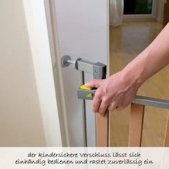 Hauck Türschutzgitter Wood Lock Safety Gate 75 - 81 cm -Wohnen & Schlafen Verkäufe hauck turschutzgitter wood lock safety gate 75 81 cm 597036 d2