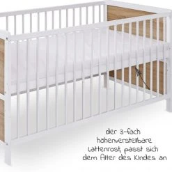 Jonka Babybett-Komplett-Set Max inkl. Bettwäsche, Himmel, Nestchen & Matratze 70 x 140 cm - Spielparty - Weiß Eiche -Wohnen & Schlafen Verkäufe jonka babybett komplett set max inkl bettwasche himmel nestchen matratze 70 x 140 cm spielparty weiss eiche kp 500 4055 08 d5