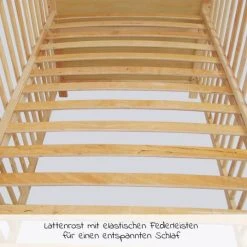 Jonka Babybett und Kinderbett Leni 70 x 140 cm - Natur -Wohnen & Schlafen Verkäufe jonka babybett und kinderbett leni 70 x 140 cm natur kp 500 0000 06 d3
