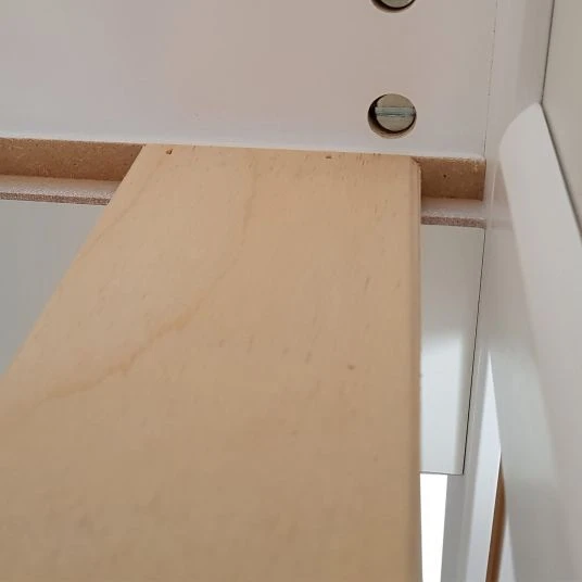 Jonka Babybett und Kinderbett Moritz 70 x 140 cm - Weiß Grau 5 Jonka Babybett und Kinderbett Moritz 70 x 140 cm - Weiß Grau – Bild 5