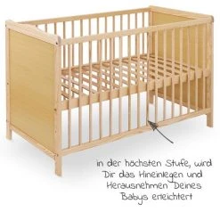 Jonka Kinderbett Ben Kiefer 60 x 120 cm - Natur -Wohnen & Schlafen Verkäufe jonka kinderbett ben kiefer 60 x 120 cm natur kp 410 0000 06 d2
