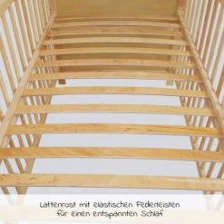 Jonka Kinderbett Ben Kiefer 60 x 120 cm - Natur -Wohnen & Schlafen Verkäufe jonka kinderbett ben kiefer 60 x 120 cm natur kp 410 0000 06 d4