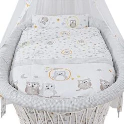 Jonka Komplett-Stubenwagen Weiß - Eulenpaar -Wohnen & Schlafen Verkäufe jonka komplett stubenwagen weiss eulenpaar 320 4060 05 d2