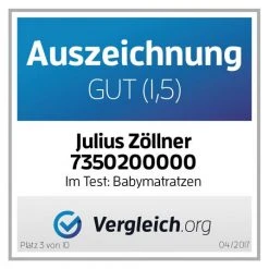 Julius Zöllner Babybett-Matratze Air Allround 70 x 140 cm 8 Julius Zöllner Babybett-Matratze Air Allround 70 x 140 cm -Wohnen & Schlafen Verkäufe julius zollner babybett matratze air allround 70 x 140 cm 7350200000 sp d3