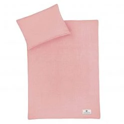 Julius Zöllner Bettwäsche Musselin 100 x 135 / 40 x 60 cm - Dusty Rose