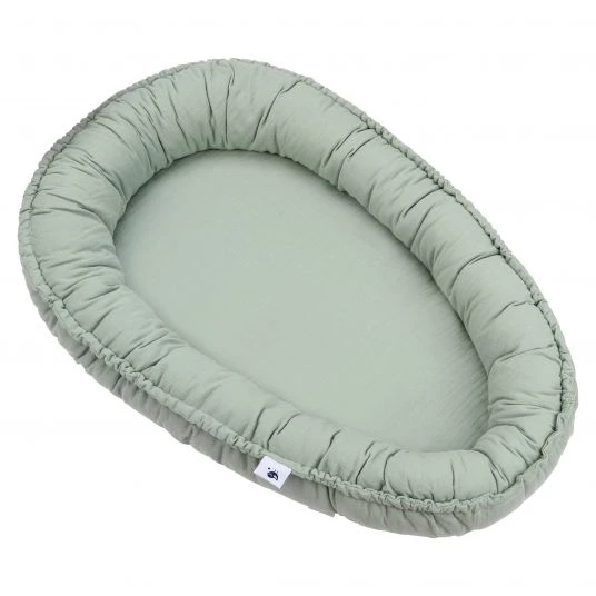 Julius Zöllner Kuschelnest NIDO Musselin - Grün 1 Julius Zöllner Kuschelnest NIDO Musselin - Grün
