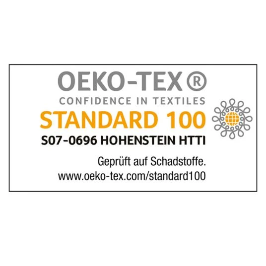 Julius Zöllner Nestchenschlange Jersey 180 cm - Tiny Squares Grey 2 Julius Zöllner Nestchenschlange Jersey 180 cm - Tiny Squares Grey – Bild 2