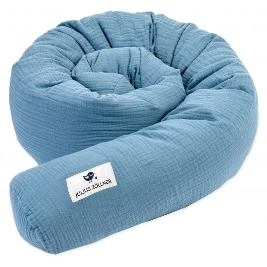 Julius Zöllner Nestchenschlange Musselin 180 cm - Blau 1 Julius Zöllner Nestchenschlange Musselin 180 cm - Blau
