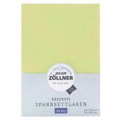 Julius Zöllner Spannbetttuch für Kinderbett 60 x 120 / 70 x 140 cm - Grün