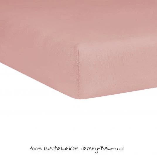 Julius Zöllner Spannbetttuch für kleine Matratzen 40 x 90 cm - Blush 2 Julius Zöllner Spannbetttuch für kleine Matratzen 40 x 90 cm - Blush – Bild 2