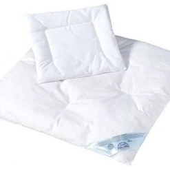 Julius Zöllner Steppbett-Set Federn & Daunen 80 x 80 cm + 35 x 40 cm