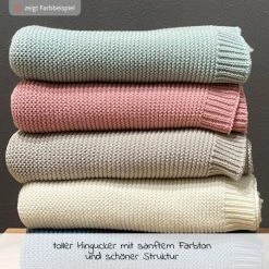 Kaiser Babydecke Knitt Blanket in Strickoptik 75 x 100 cm - Birdal Rose - Kollektion 2022 -Wohnen & Schlafen Verkäufe kaiser babydecke knitt blanket in strickoptik 75 x 100 cm birdal rose 65314 491 d2