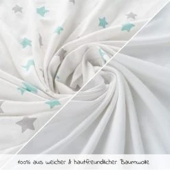 LaLoona 2er Pack Spannbetttuch für Kinderbett 60 x 120 / 70 x 140 cm - Weiß Sterne Grau Mint 9 LaLoona 2er Pack Spannbetttuch für Kinderbett 60 x 120 / 70 x 140 cm - Weiß Sterne Grau Mint -Wohnen & Schlafen Verkäufe laloona 2er pack spannbettuch fur kinderbett 60 x 120 70 x 140 cm weiss sterne grau mint 565991 d3