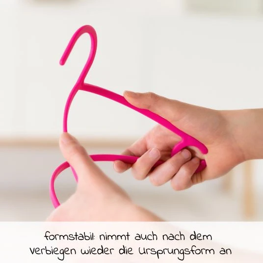 LaLoona Kleiderbügel 8er Pack - Pink 6 LaLoona Kleiderbügel 8er Pack - Pink – Bild 6