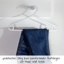 LaLoona Kleiderbügel für Babys und Kinder (22 Stück) - Weiß -Wohnen & Schlafen Verkäufe laloona kleiderbugel fur babys und kinder 22 stuck weiss 51041 75233 d4