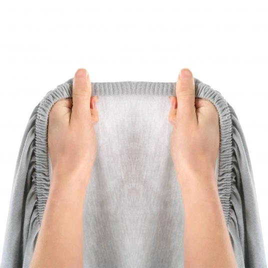 LaLoona Spannbettlaken 2er Pack für Matratzengröße 60x120 cm und 70x140 cm - Grau 6 LaLoona Spannbettlaken 2er Pack für Matratzengröße 60x120 cm und 70x140 cm - Grau – Bild 6